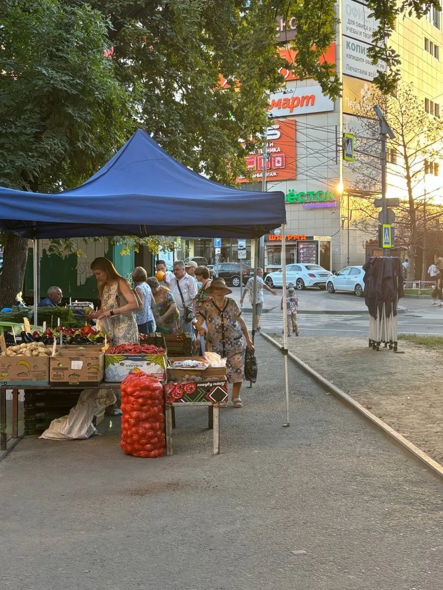 Жители Ростова жалуются на стихийные рынки на Зорге.
