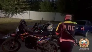 Мотоциклы отправили на спецстоянку.
