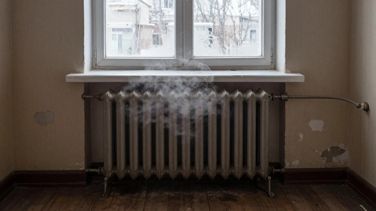 В некоторых домах батареи остаются холодными, хотя ранее администрация обещала включить отопление до 29 октября.